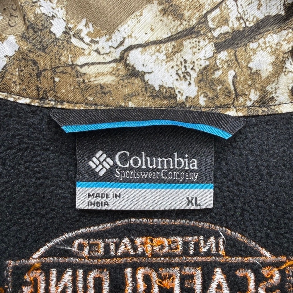 Columbia PHG Performance Hunting Gear Vest Regular XL Black Camo Trim Softshell - Picture 3 of 13